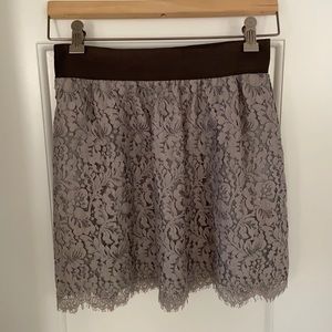 J.Crew lace mini skirt